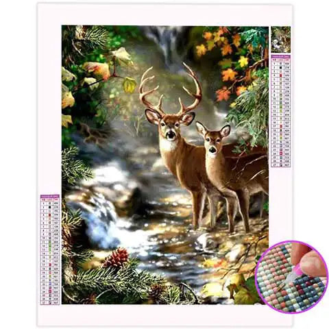 Broderie Diamant Loup Forêt | My Diamond Painting