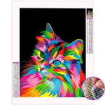 Broderie Diamant Chat-Arc-en-ciel - Vignette | My Diamond Painting