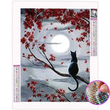 Broderie Diamant Chat Lune | My Diamond Painting