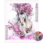 Broderie Diamant Cheval Rose - Vignette | My Diamond Painting