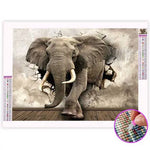 Broderie Diamant Éléphant 3D - Vignette | My Diamond Painting