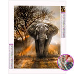 Broderie Diamant Éléphant Africain - Vignette | My Diamond Painting