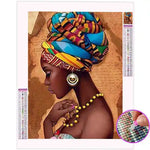 Broderie Diamant Femme Africaine - Vignette | My Diamond Painting