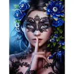 Broderie Diamant Femme Masquée - Vignette | My Diamond Painting