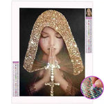 Broderie Diamant Femme qui Prie - Vignette | My Diamond Painting