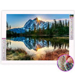 Broderie Diamant Montagne et Lac - Vignette | My Diamond Painting