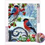 Broderie Diamant Oiseau en Hiver - Vignette | My Diamond Painting