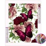 Broderie Diamant Papillon Rouge - Vignette | My Diamond Painting