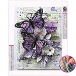 Broderie Diamant Papillon Violet - Vignette | My Diamond Painting