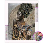 Broderie Diamant Portrait Africaine - Vignette | My Diamond Painting