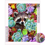 Broderie Diamant Raton Laveur - Vignette | My Diamond Painting