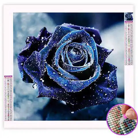 Broderie Diamant - Elégante en noir