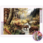 Broderie Diamant Sanglier - Vignette | My Diamond Painting