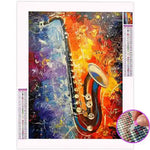 Broderie Diamant Saxophone - Vignette | My Diamond Painting