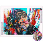 Broderie Diamant Singe - Vignette | My Diamond Painting