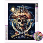 Broderie Diamant Squelette Pirate - Vignette | My Diamond Painting