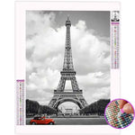 Broderie Diamant Tour Eiffel Noir et Blanc - Vignette | My Diamond Painting
