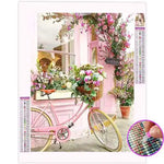 Broderie Diamant Vélo Fleurs - Vignette | My Diamond Painting