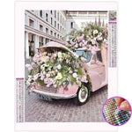 Broderie Diamant Voiture Fleurs - Vignette | My Diamond Painting