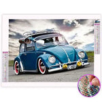 Broderie Diamant Voiture Vintage - Vignette | My Diamond Painting