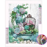 Broderie Diamant Succulentes - Vignette | My Diamond Painting