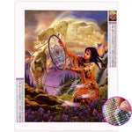 Broderie Diamant Attrape Rêve Indien - Vignette | My Diamond Painting