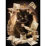 Broderie Diamant Chat Riche - Vignette | My Diamond Painting