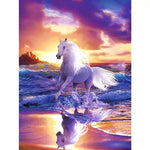 Broderie Diamant Cheval Coucher de Soleil - Vignette | My Diamond Painting
