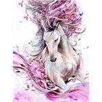 Broderie Diamant Cheval Rose - Vignette | My Diamond Painting