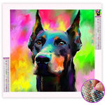 Broderie Diamant Doberman - Vignette | My Diamond Painting