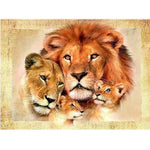 Diamond Painting Famille Lion | My Diamond Painting