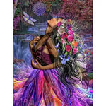 Broderie Diamant Femme Fleurie - Vignette | My Diamond Painting