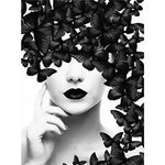 Broderie Diamant Femme Noir et Blanc - Vignette | My Diamond Painting