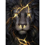 Diamond Painting Lion Noir | My Diamond Painting