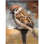 Broderie Diamant Moineau - Vignette | My Diamond Painting