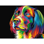 Broderie Diamant Chien Multicolore - Vignette | My Diamond Painting