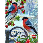 Broderie Diamant Oiseau en Hiver - Vignette | My Diamond Painting