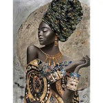Broderie Diamant Portrait Africaine - Vignette | My Diamond Painting