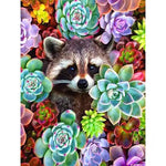 Broderie Diamant Raton Laveur - Vignette | My Diamond Painting