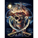 Broderie Diamant Squelette Pirate - Vignette | My Diamond Painting
