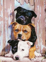 Broderie Diamant Staffie - Vignette | My Diamond Painting