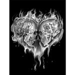 Broderie Diamant Tête de Mort Amoureux - Vignette | My Diamond Painting