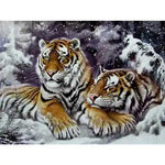 Broderie Diamant Tigre Couple - Vignette | My Diamond Painting