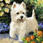 Broderie Diamant Westie - Vignette | My Diamond Painting