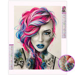 Broderie Diamant Femme Tatouée - Vignette | My Diamond Painting