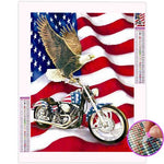 Broderie Diamant Moto Américaine - Vignette | My Diamond Painting