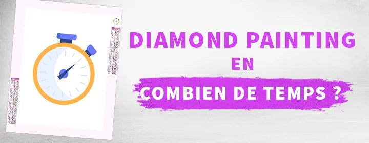 Combien de temps faut-il pour faire un diamond painting ?
