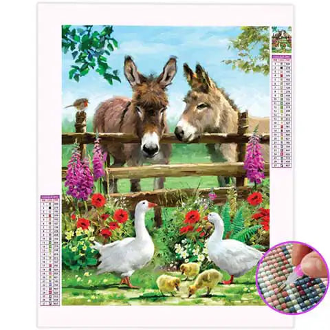 Broderie Diamant Âne | My Diamond Painting