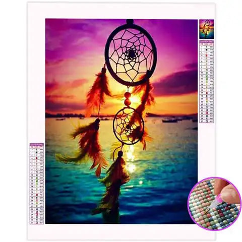 Broderie Diamant Attrape Rêve Paysage | My Diamond Painting