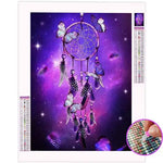 Broderie Diamant Attrape Rêve Violet - Vignette | My Diamond Painting